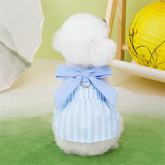 Spring Summer Dog Bowknot Dress - PeticaDeals