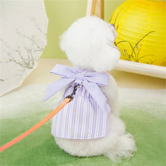 Spring Summer Dog Bowknot Dress - PeticaDeals