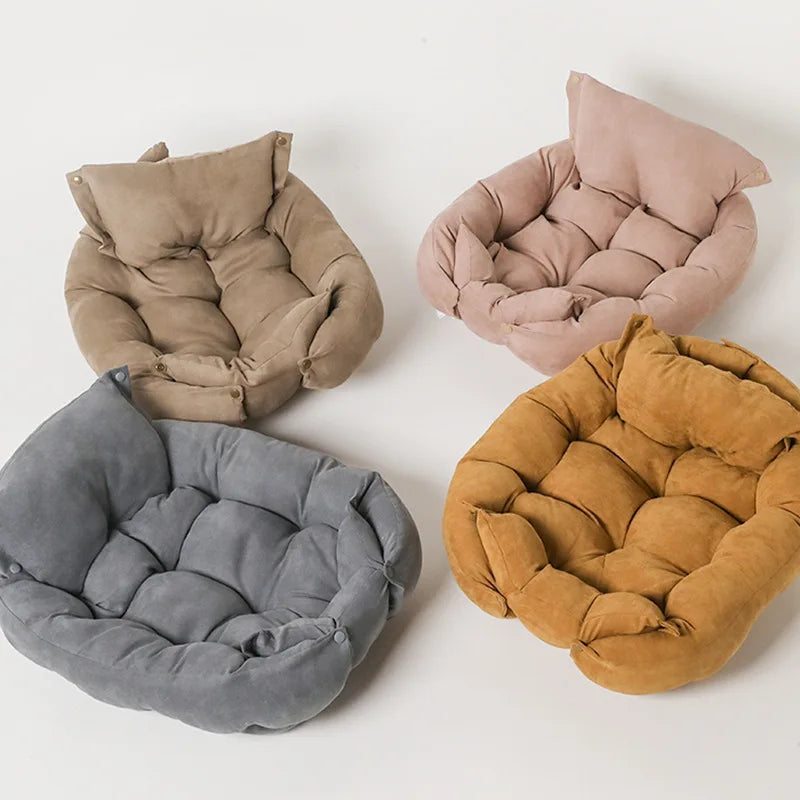 Square Super Soft Pet  Mat Multi-Function Folding Square Cushion - PeticaDeals