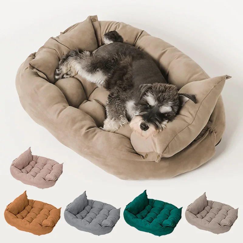 Square Super Soft Pet  Mat Multi-Function Folding Square Cushion - PeticaDeals