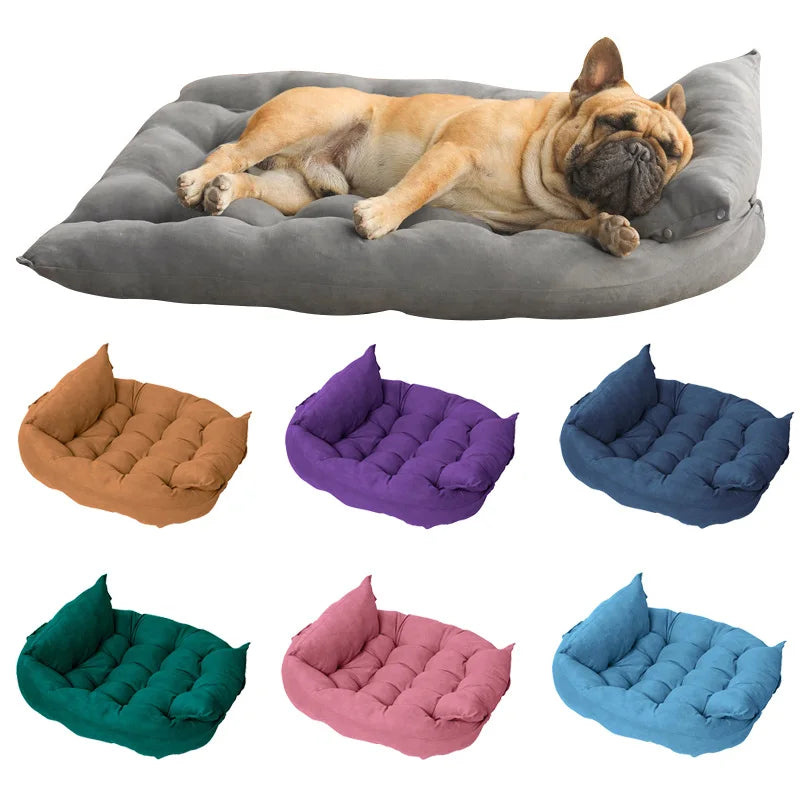 Square Super Soft Pet  Mat Multi-Function Folding Square Cushion - PeticaDeals