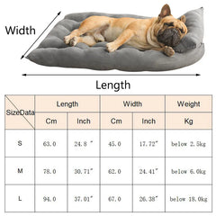 Square Super Soft Pet  Mat Multi-Function Folding Square Cushion - PeticaDeals