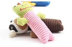 Squeak Dog Toys Puppy Cat Plush Chew - PeticaDeals