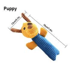 Squeak Dog Toys Puppy Cat Plush Chew - PeticaDeals