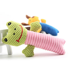 Squeak Dog Toys Puppy Cat Plush Chew - PeticaDeals