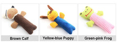 Squeak Dog Toys Puppy Cat Plush Chew - PeticaDeals