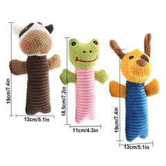 Squeak Dog Toys Puppy Cat Plush Chew - PeticaDeals