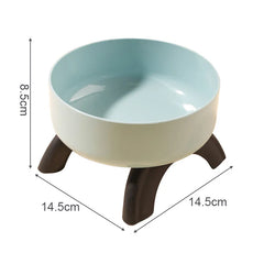 Stainless Steel Cat Bowl High Footed Neck Protection Kitten Bowl Anti-slip Pet Bowl for Dogs Cats - PeticaDeals