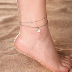Stainless Steel Cute Cat Kitten Chain Foot Anklet - PeticaDeals