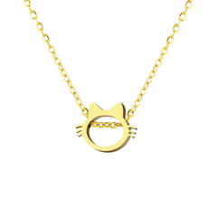 Stainless Steel Necklaces Cat Pendants For Women Jewelry - PeticaDeals