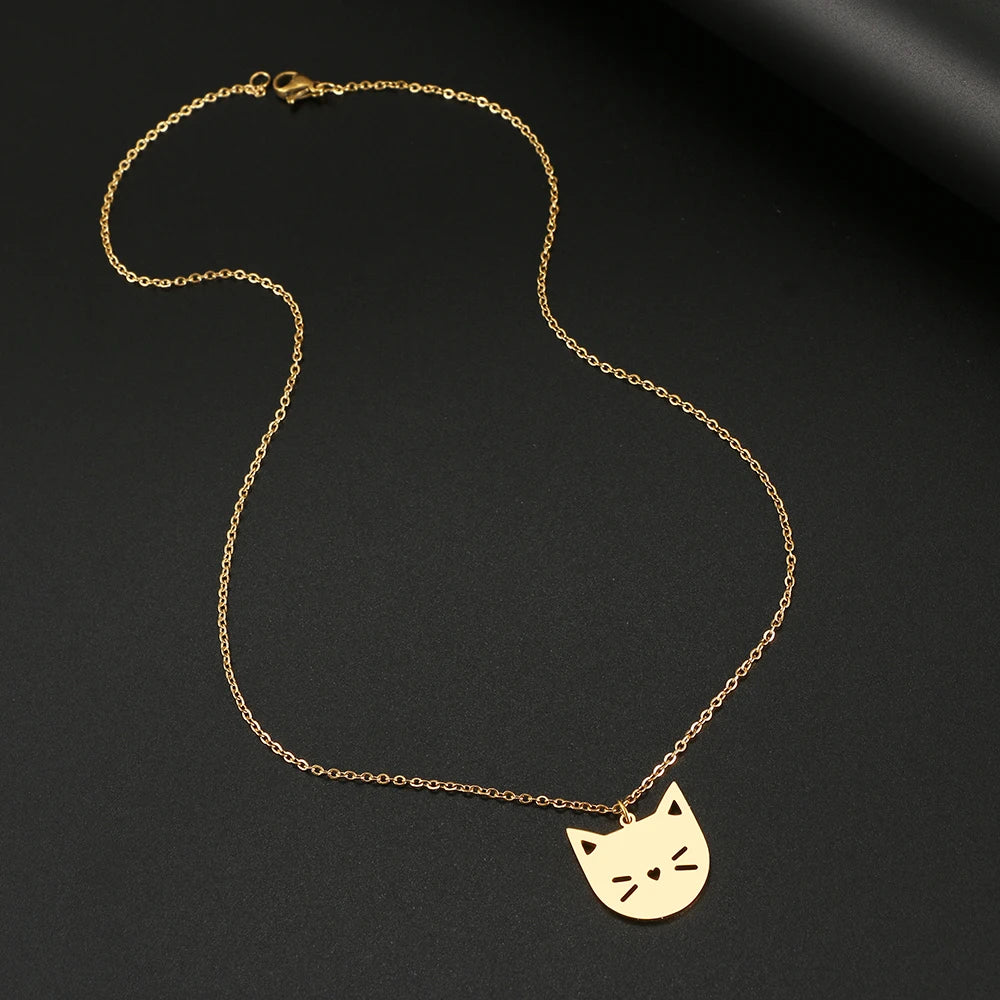 Stainless Steel Necklaces Cute Cartoon - PeticaDeals
