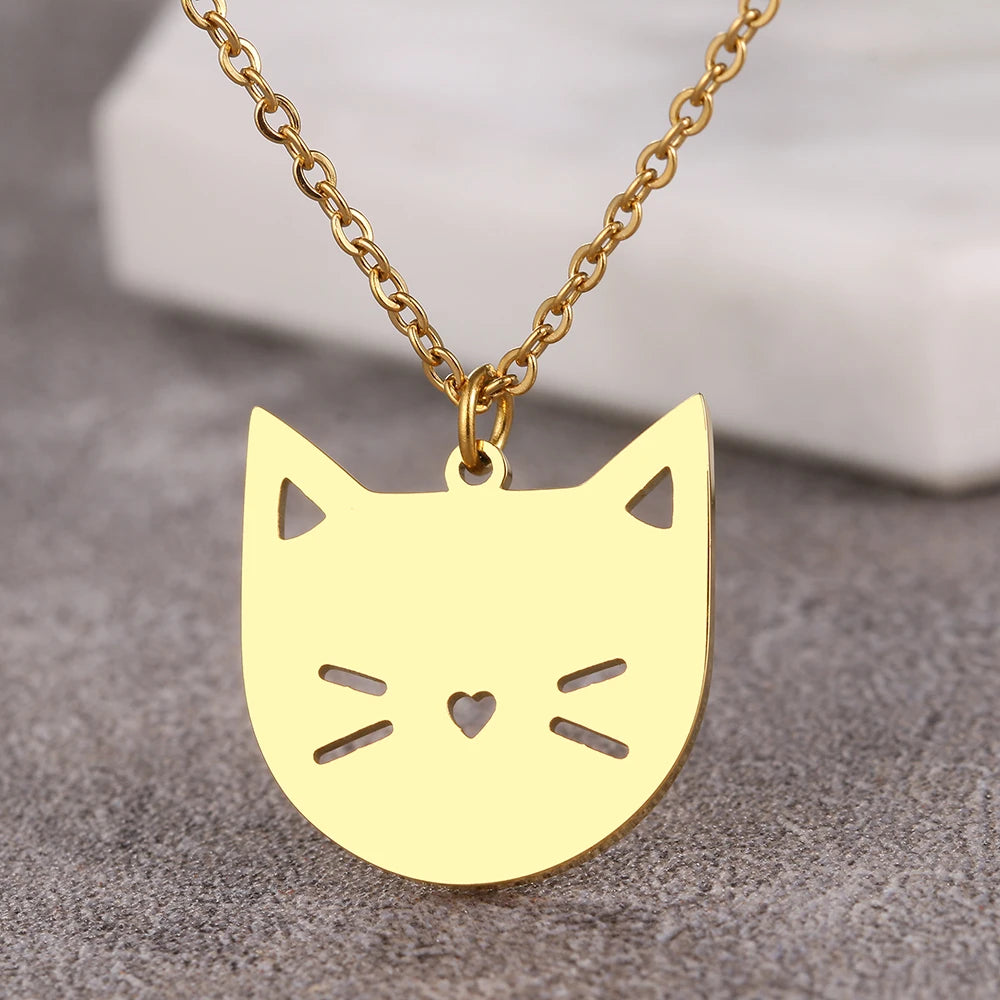 Stainless Steel Necklaces Cute Cartoon - PeticaDeals