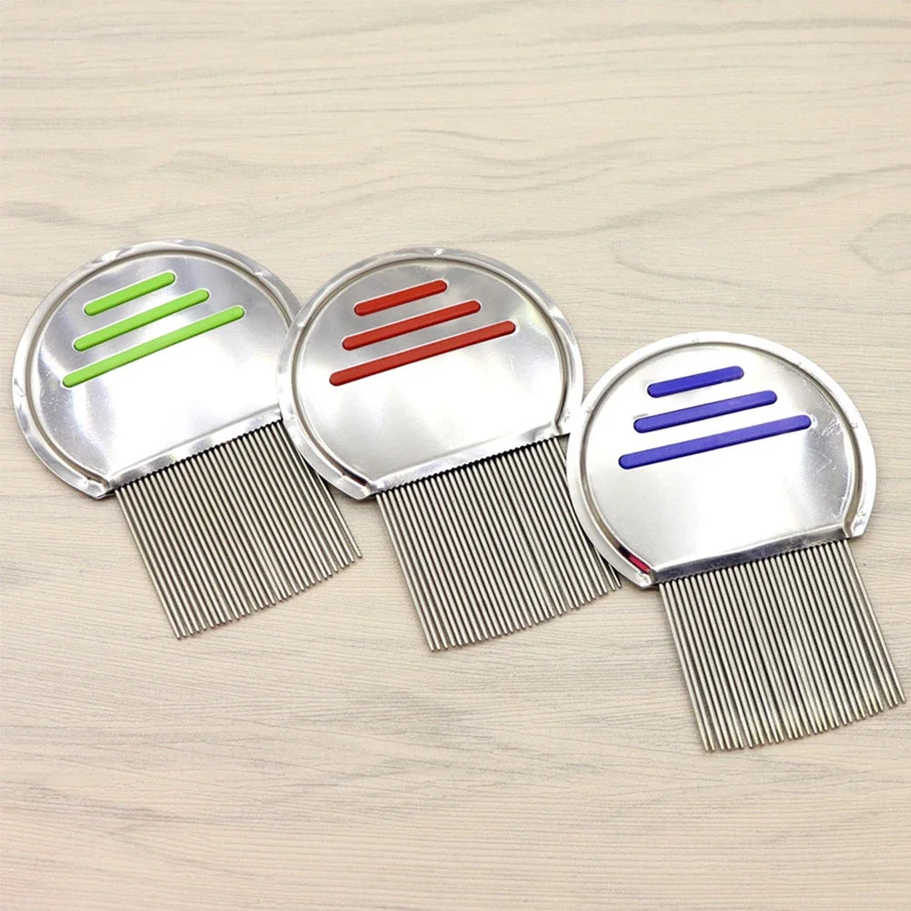 Stainless Steel Nit Free Terminator Comb Remove Eggs and Nits Flea Combs Head Lice For Pet - PeticaDeals
