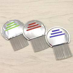 Stainless Steel Nit Free Terminator Comb Remove Eggs and Nits Flea Combs Head Lice For Pet - PeticaDeals