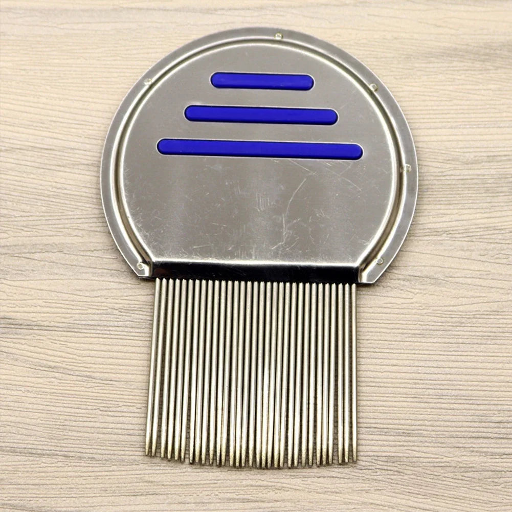 Stainless Steel Nit Free Terminator Comb Remove Eggs and Nits Flea Combs Head Lice For Pet - PeticaDeals