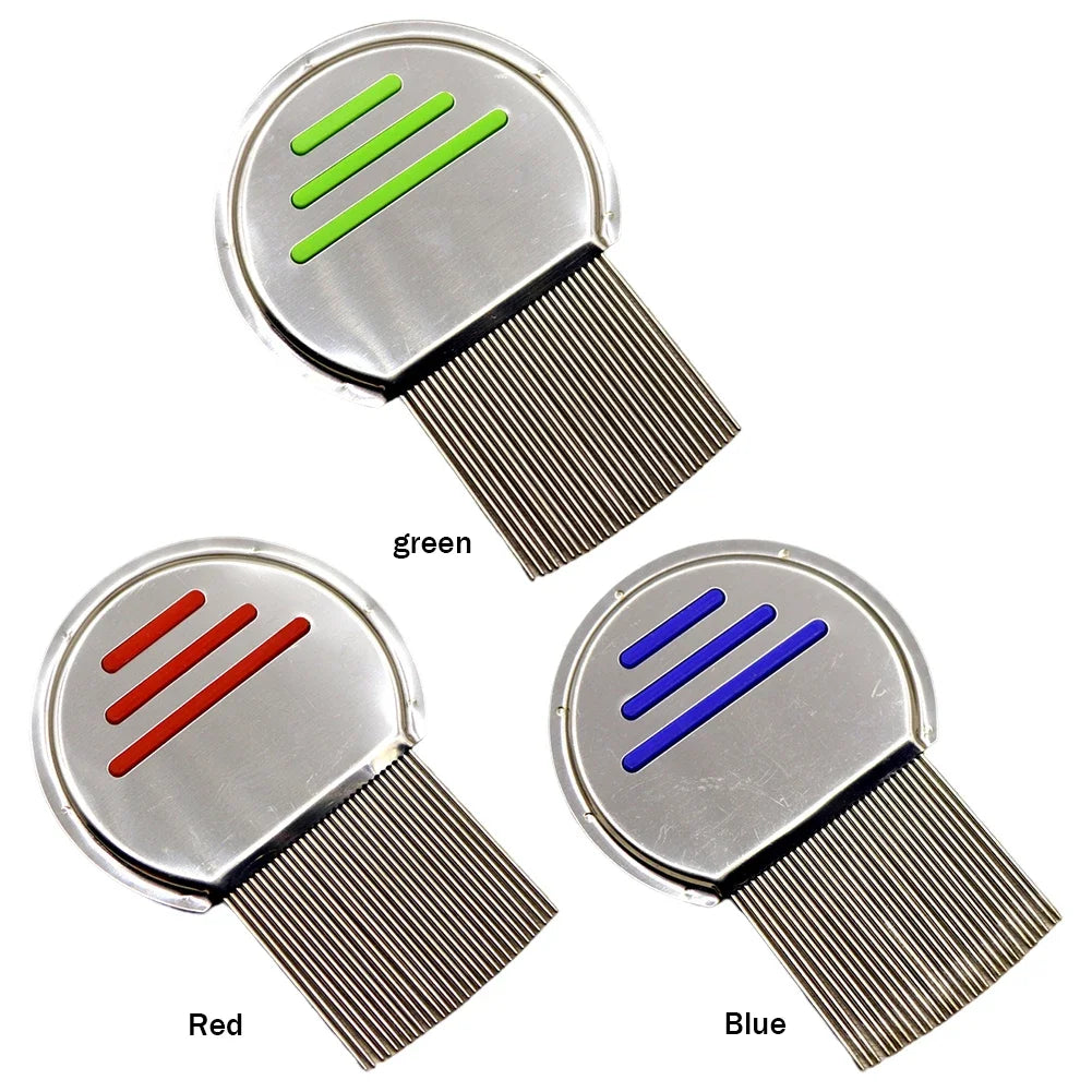 Stainless Steel Nit Free Terminator Comb Remove Eggs and Nits Flea Combs Head Lice For Pet - PeticaDeals