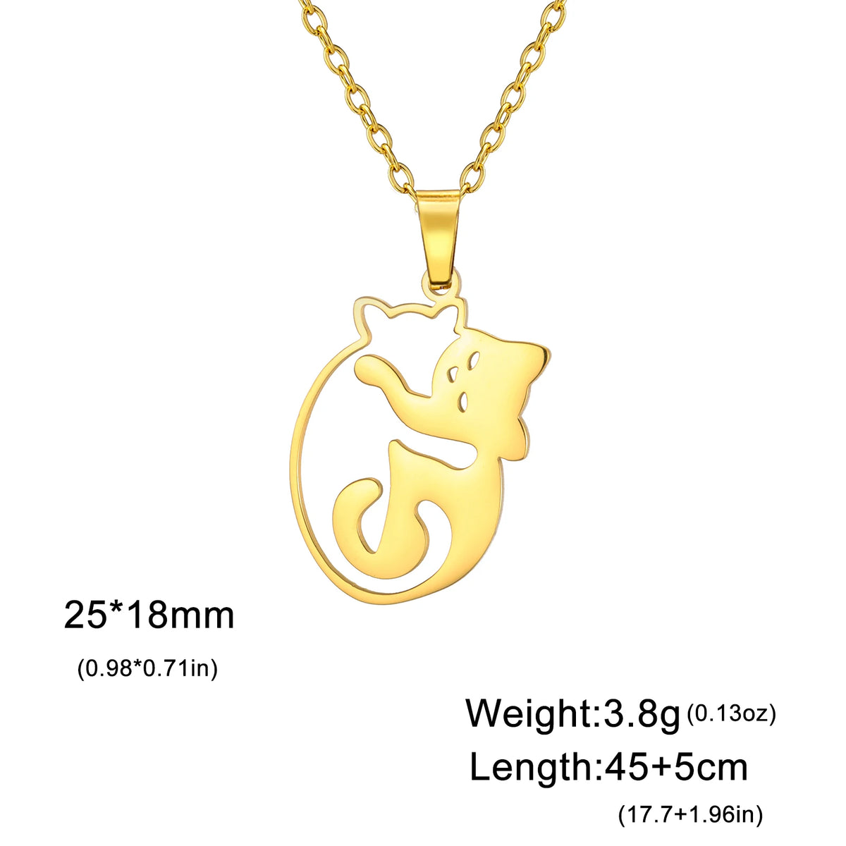 Stainless Steel Pendant Necklaces for Women's Fashion Jewelry - PeticaDeals