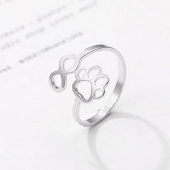 Stainless Steel Rings For Women Adjustable Trend - PeticaDeals