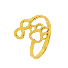 Stainless Steel Rings For Women Adjustable Trend - PeticaDeals