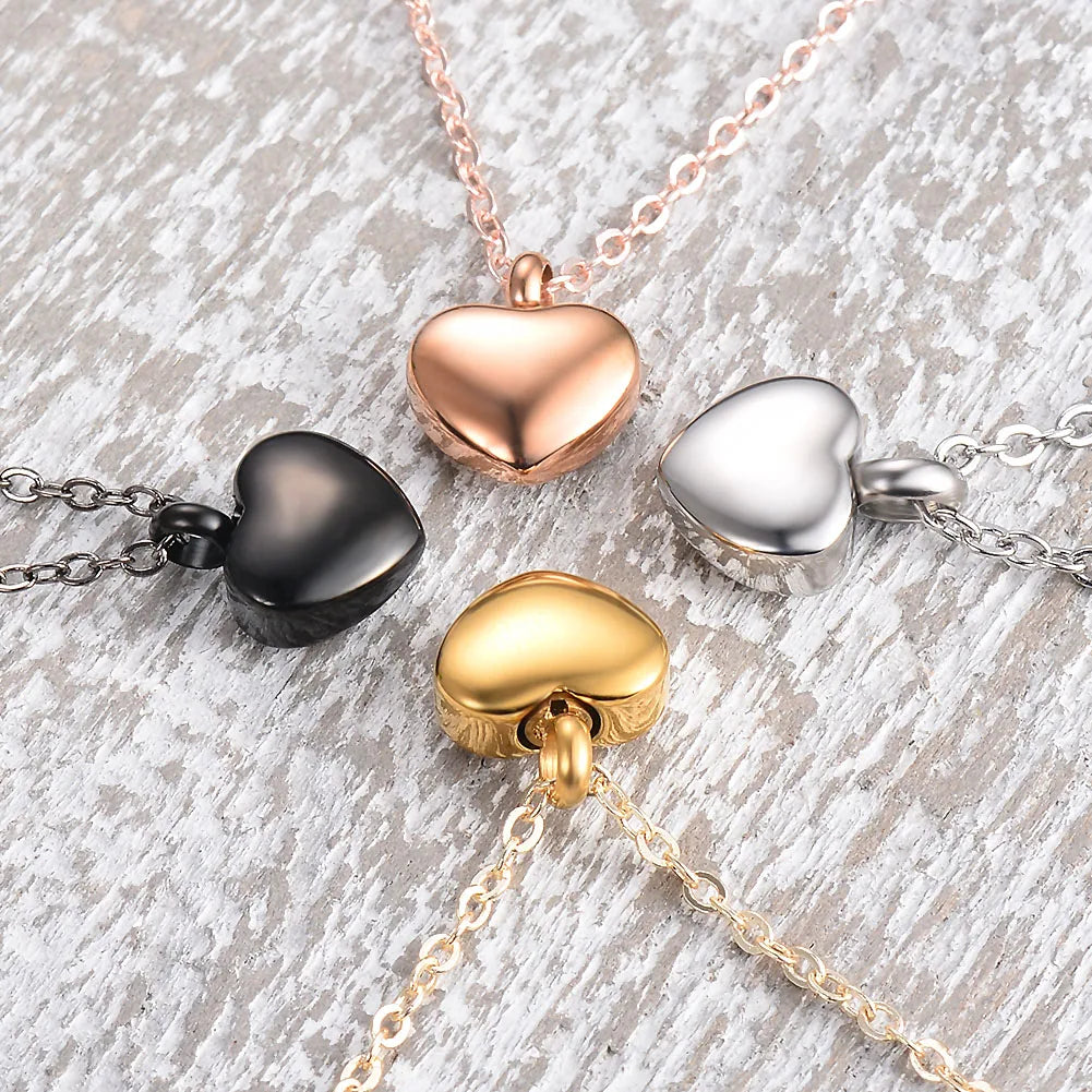 Stainless Steel Small Heart With Pet's Paw - PeticaDeals