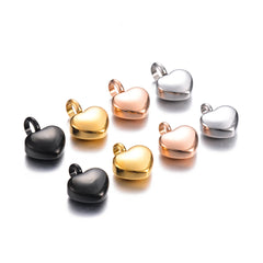 Stainless Steel Small Heart With Pet's Paw - PeticaDeals