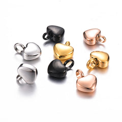 Stainless Steel Small Heart With Pet's Paw - PeticaDeals
