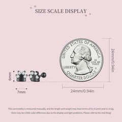 Sterling Silver Black Gold Pet Dog Paw Stud Earrings For Women - PeticaDeals