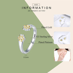 Sterling Silver Cat Dog Paw Finger Cute Rings For Women - PeticaDeals