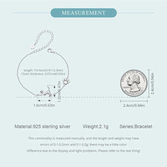 Sterling Silver Cute Cat Dog Bracelet For Women Pet Paw Links Girl - PeticaDeals