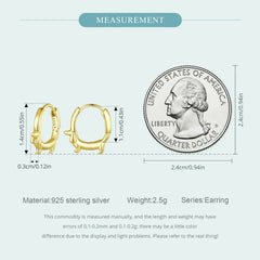 Sterling Silver Cute Dachshund Cat Hoop Earrings for Women - PeticaDeals
