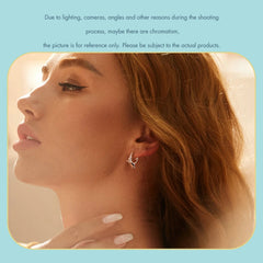 Sterling Silver Cute Dachshund Cat Hoop Earrings for Women - PeticaDeals