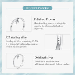 Sterling Silver Cute Dogs Claw Link Ring Pet Animal Rings For Women Fine Jewelry - PeticaDeals