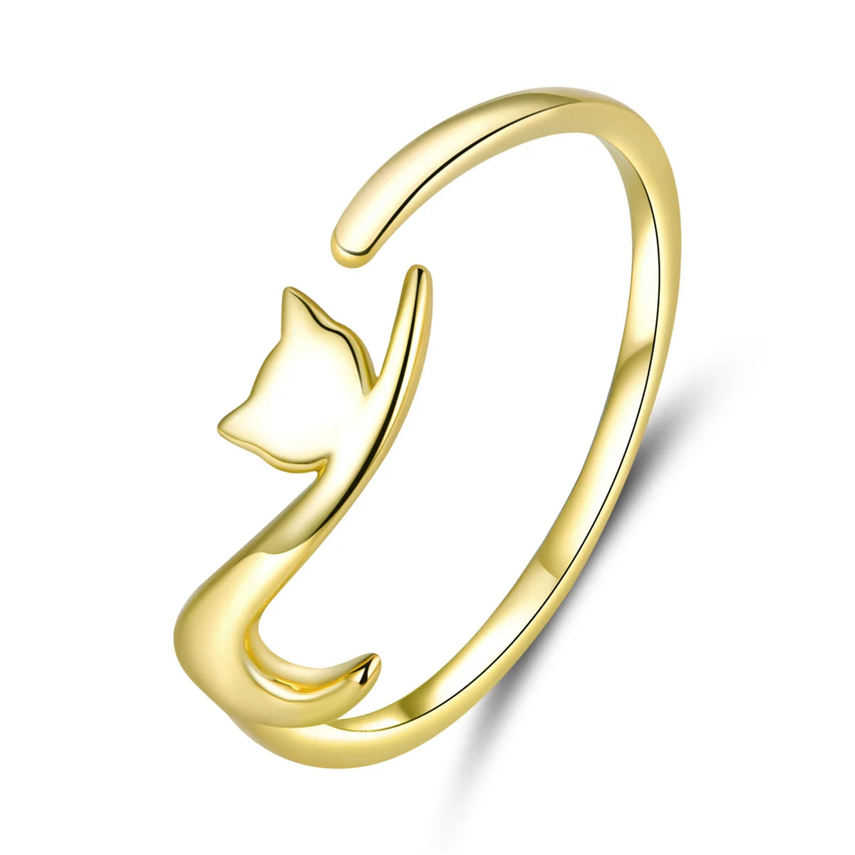 Sterling Silver Dachshund Dog Rings Adjustable Cut Animal Open Ring for Women - PeticaDeals