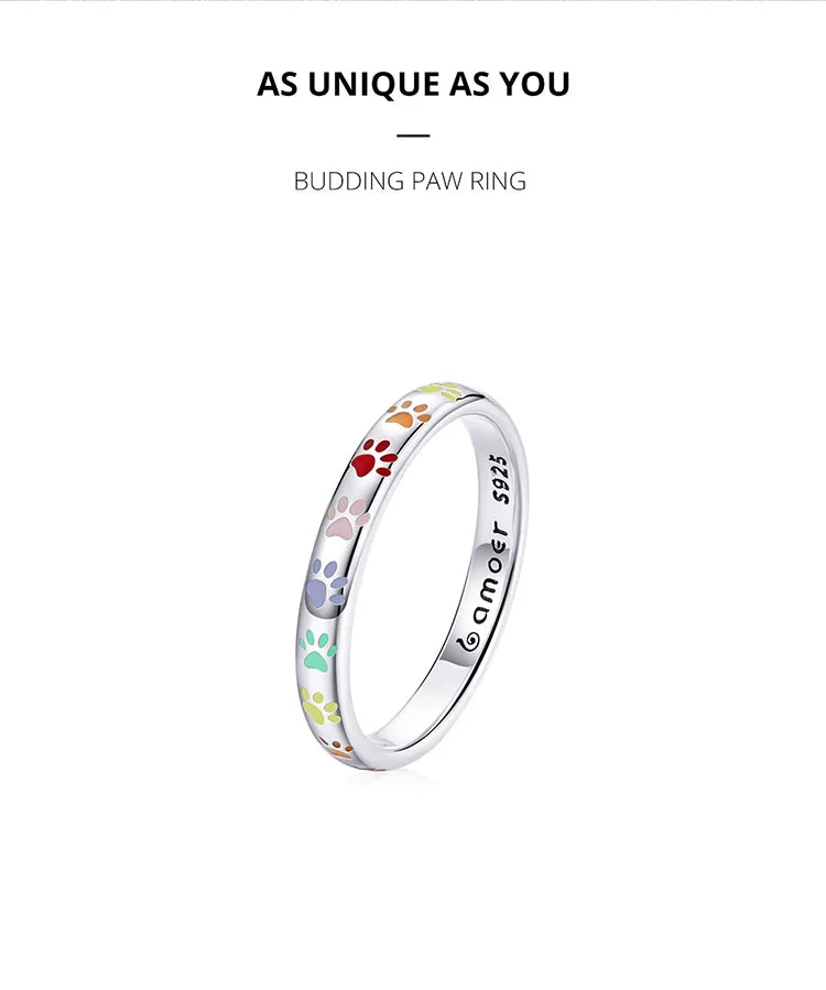 Sterling Silver Finger Rings Cute Pet Animal - PeticaDeals
