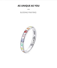Sterling Silver Finger Rings Cute Pet Animal - PeticaDeals