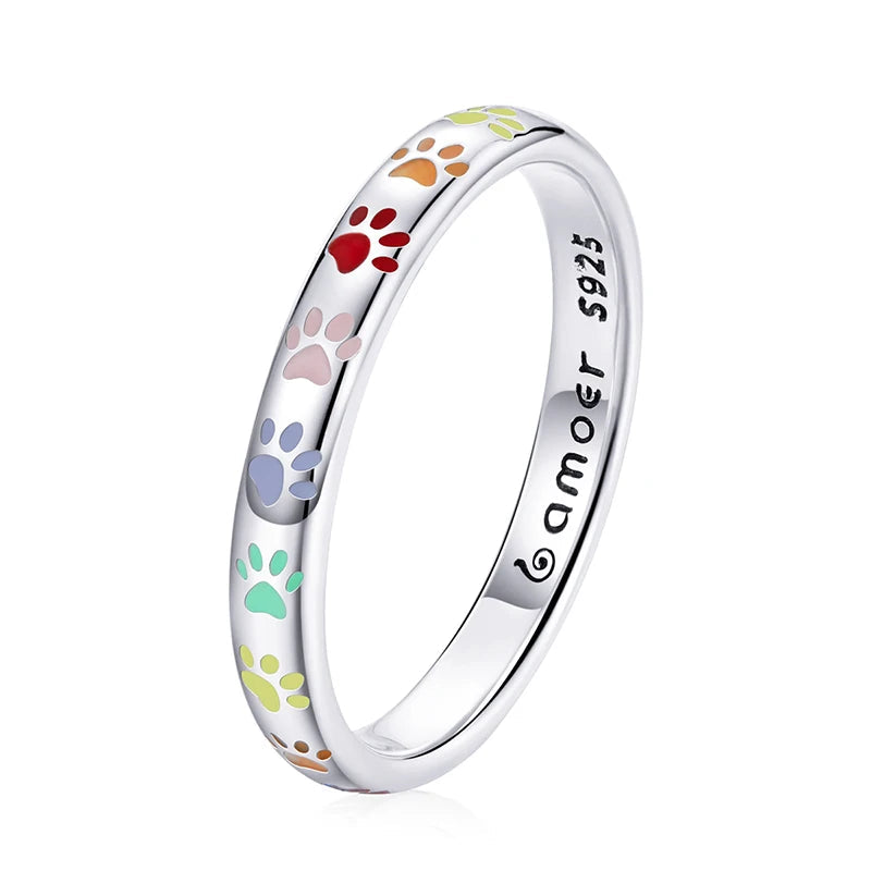 Sterling Silver Finger Rings Cute Pet Animal - PeticaDeals