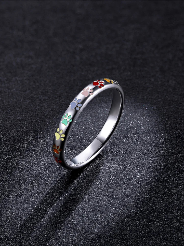Sterling Silver Finger Rings Cute Pet Animal - PeticaDeals