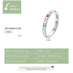 Sterling Silver Finger Rings Cute Pet Animal - PeticaDeals