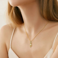 Sterling Silver Stretched Cat Necklace for Women 18 inches Animals Chic Jewelry - PeticaDeals
