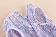 Striped Cat Bow Skirt Cute Pet Dress for Cats - PeticaDeals