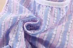 Striped Cat Bow Skirt Cute Pet Dress for Cats - PeticaDeals