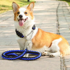 Sturdy Nylon Big Dog Leash for Medium to Large Dogs Strong Pet Round Rope - PeticaDeals