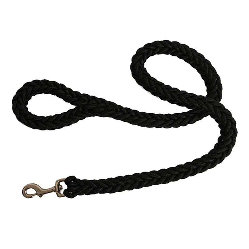 Sturdy Nylon Big Dog Leash for Medium to Large Dogs Strong Pet Round Rope - PeticaDeals