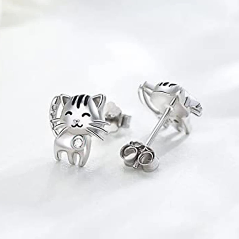 Style Cat Pet Stud Earrings for Women - PeticaDeals