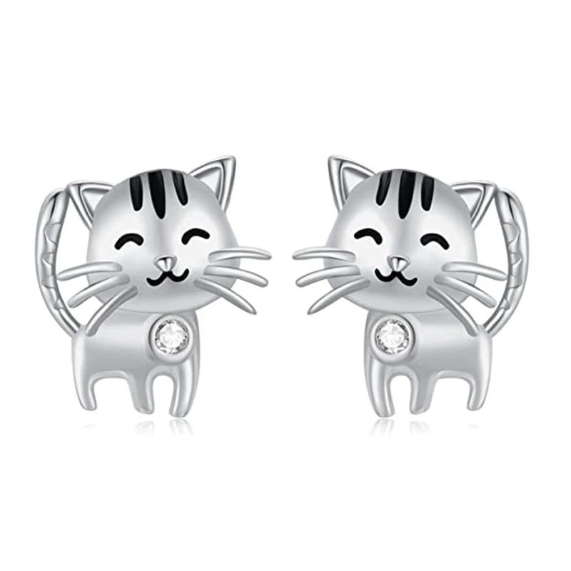 Style Cat Pet Stud Earrings for Women - PeticaDeals