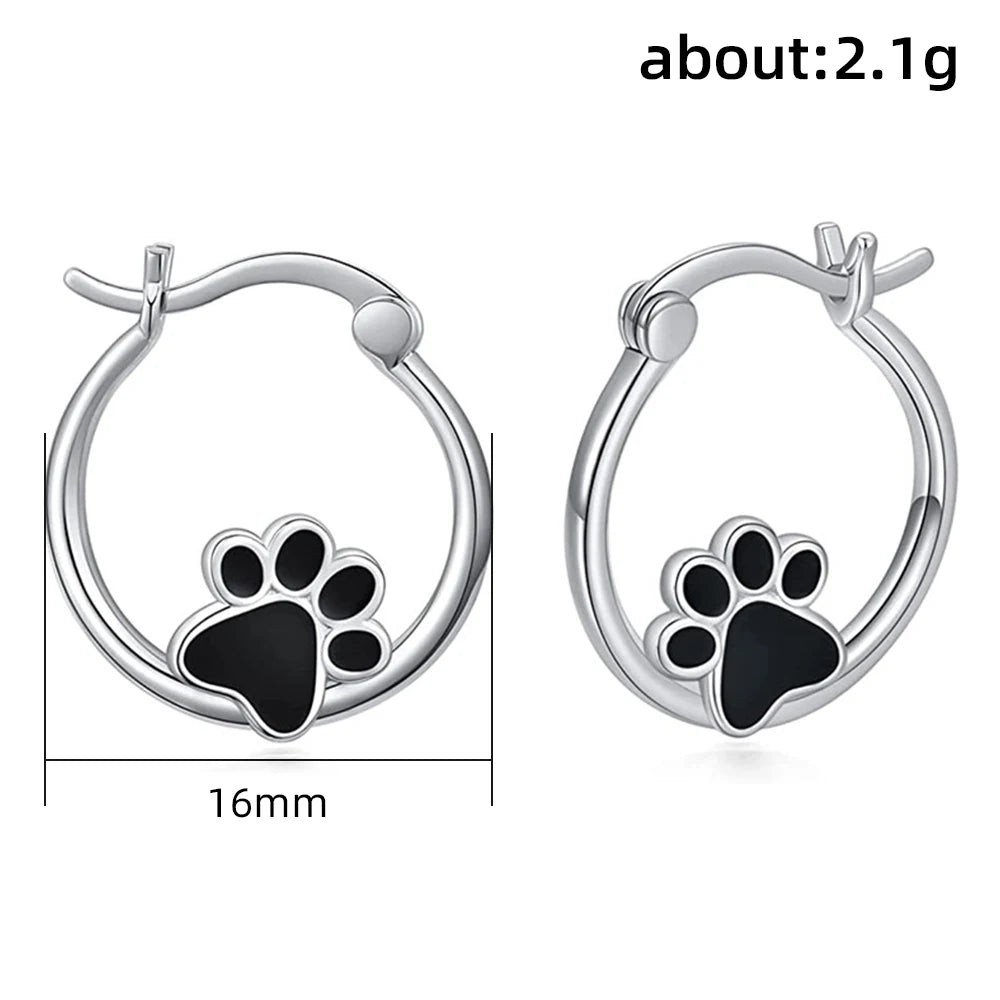Stylish Hoop Earrings Female Fancy Jewelry - PeticaDeals