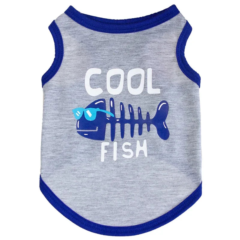 Summer Cotton Pet Vest for Small Dogs & Cats - PeticaDeals