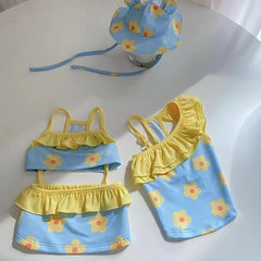 Summer Cute Puppy Dog Swimming Suit Hat Set for Small Dogs - PeticaDeals