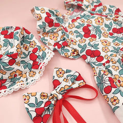 Summer Dress For Dog & Cat with Bow Tie & Hat - PeticaDeals