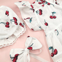 Summer Dress For Dog & Cat with Bow Tie & Hat - PeticaDeals